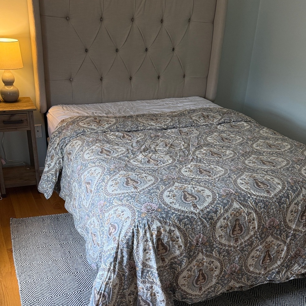 Pottery barn king size duvet cover